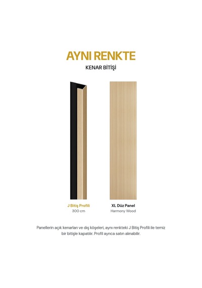 Vilo Mpc Xl Düz Duvar Paneli Harmony Wood 265cm Yapıştırmalı Montaj - Neme Ve Darbeye Dayanıklı