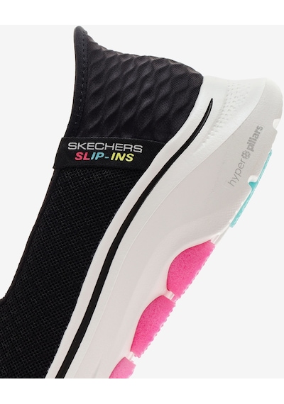 Skechers Skechers Slip-ins: Go Walk 7 - Daley Kadın Siyah Yürüyüş Ayakkabısı 125228 Bkhp Siyah