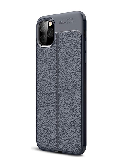 Apple Uyumlu iPhone 11 Kilif Deri Görünümlü Tam Koruma Niss Silikon 403231751