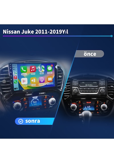 Nissan Juke 2011-2019yıl 4gb Ram 64gb Rom Carplay Multimedya Navi