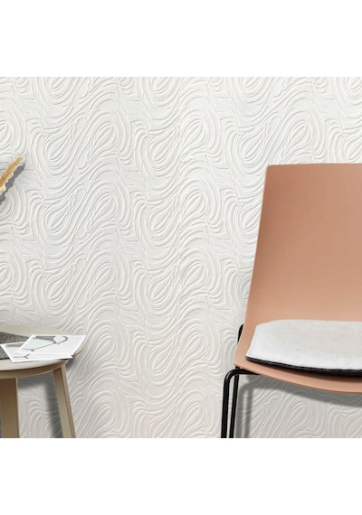 Tink 3d Kendinden Yapışkanlı Akustik Keçe Panel Dalgalı Desenli 52x98 Cm 2 Adet 1 M² Beyaz
