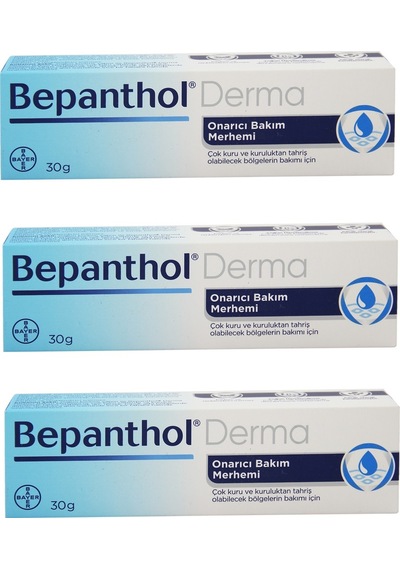 Bepanthol Derma Onarıcı Bakım Kremi 3 x 30 G