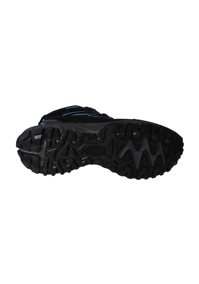 Jump Erkek Siyah Gri Bilekli Waterproff Su Geçirmez Kalın Taban Outdoor Bot Siyah