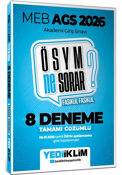 Yediiklim 2026 Meb Ags Ösym Ne Sorar Tamamı Çözümlü 8 Fasikül Deneme Sınavı