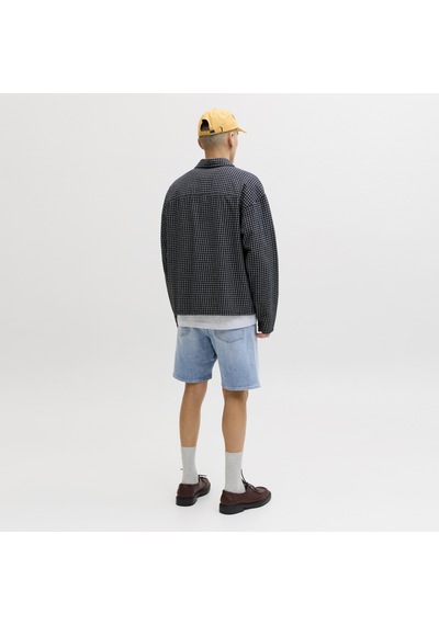 Erkek Bol Kesim Yüksek Bel Sort - Tony - 12289248 Blue Denim