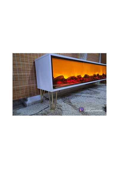 Şömine Tv Sehpası Beyaz Metel Ayaklı 170cm Bluetootlu Ses Sistemi 3 Farklı Yanma Beyaz Ve Gold Beyaz Ve Gold Şömine Tv Sehpası Beyaz Metel Ayaklı 170cm Bluetootlu Ses Sistemi 3 Farklı Yanma Beyaz Ve Gold Beyaz Ve Gold