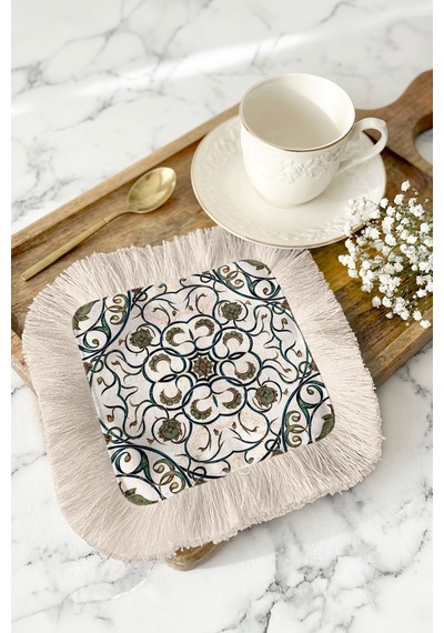 Osmanlı Saray Elegan Saçaklı Sunum Peçetesi-klasik Lale Motif Bohem Yeşil Krem Bardak Altlığı Mendil Buzlu Deniz Siyah Osmanlı Saray Elegan Saçaklı Sunum Peçetesi-klasik Lale Motif Bohem Yeşil Krem Bardak Altlığı Mendil Buzlu Deniz Siyah