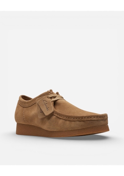 Clarks Wallabeeevo Dark Sand Suede Erkek Bej Günlük Ayakkabı 26172821 Bej