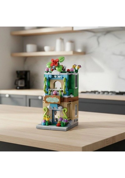 P657037 Panlos Çiçek Dükkanı 280 Parça Block Oyuncak Diğer