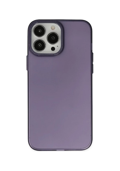 Apple Uyumlu iPhone 14 Pro Max Uyumlu Kılıf Modos Metal Kapak - Mor