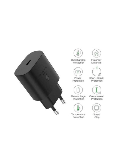5 Adet 25w Typec Çıkışlı Süper Hızlı Şarj Destekli Adaptör Başlık