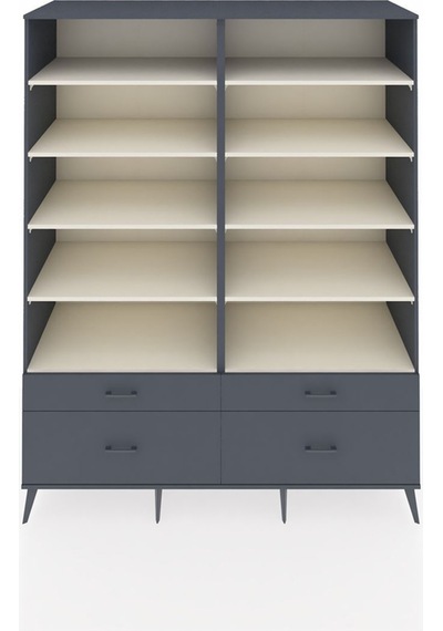 Kronos Gardrop 10 Raflı 4 Çekmeceli 4 Kapaklı 176x59x221 Antrasit-aytaşı/antrasit Aytaşı/antrasit Kronos Gardrop 10 Raflı 4 Çekmeceli 4 Kapaklı 176x59x221 Antrasit-aytaşı/antrasit Aytaşı/antrasit
