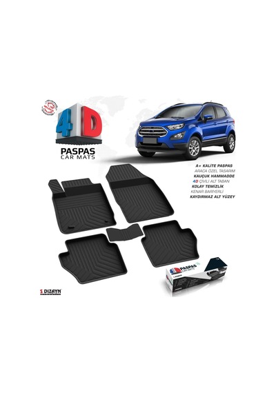 Ford Ecosport 4d Havuzlu Paspas 2018-2022 A+kalite