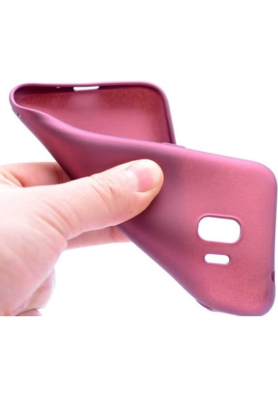 Samsung Uyumlu Galaxy J2 Pro 2018 Kılıf Zore Premier Silikon Kapak Rose Gold