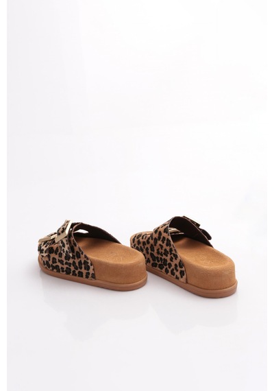 Dgn 8145 Kadin Terlik Leopar