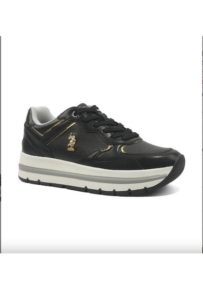 U.S. Polo Assn. U.s.polo Assn Shına 6pr Comfort Casual Anatomik Spor Ayakkabısı Siyah