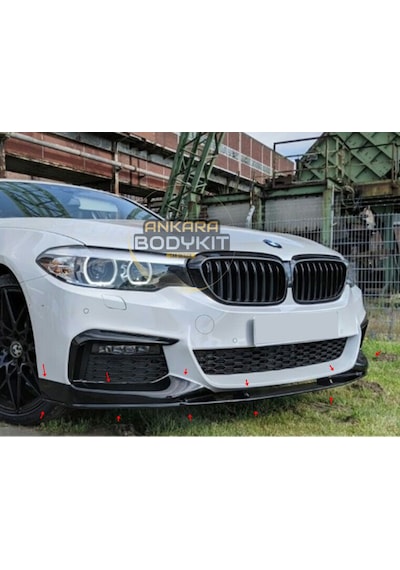 G30 M Sport Ön Lip - Plastik - Parlak Siyah