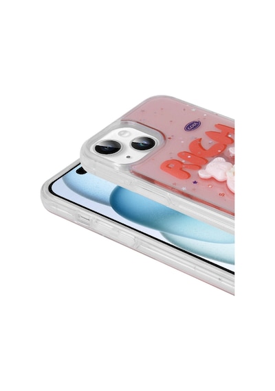 Apple Uyumlu iPhone 13 Kabartma Figürlü Parlak Zore Minimini Silikon Kapak
