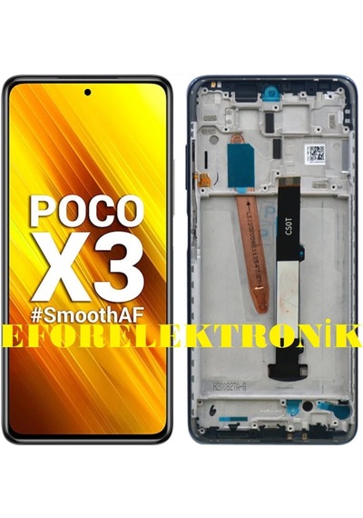 Xiaomi Poco X3 Lcd Ekran Dokunmatik Çıtalı
