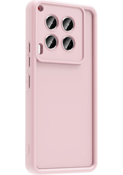 Tecno Camon 30 Kılıf Kamera Korumalı Zore Ananas Kapak Pembe