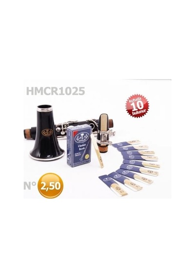Helena Mia Hmcr1025 Standart Klarnet Kamışı No: 2.5 Başlangıç/eğitim - Tekli Paket Seçilmiş Kamış Ve Dengeli Titreşim Yapısı