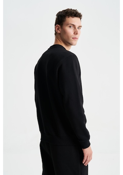 AR-MA Arma Şık Erkek Regular Fit 3 İplik Şardonlu Bisiklet Yaka Sweatshirt 001