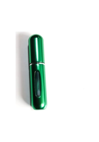 Yeşil Cep Parfüm Şişesi Çanta İçi Mini Doldurulabilir Seyahat Yedek Parfüm Şişesi 5 Ml Yeşil