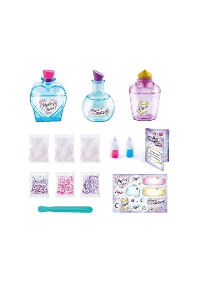 Slime Sihirli İksir Yapım Seti 3 Çalkalayıcılı Kendin Yap Slime Deney Seti Çok  Renkli