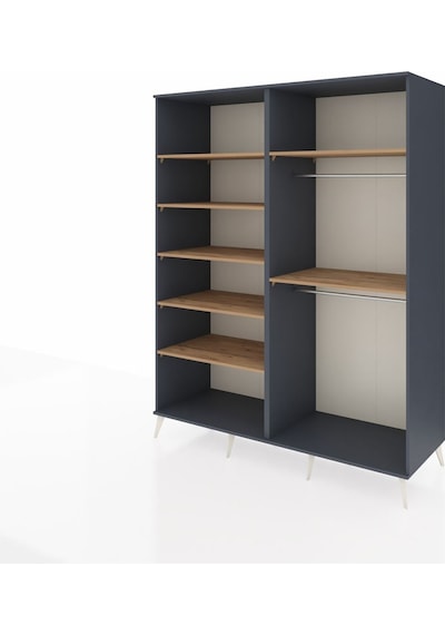 Kronos Gardrop 7 Raflı 2 Askılı 176x59x221 Antrasit-antrasit/çam Antrasit/çam Kronos Gardrop 7 Raflı 2 Askılı 176x59x221 Antrasit-antrasit/çam Antrasit/çam