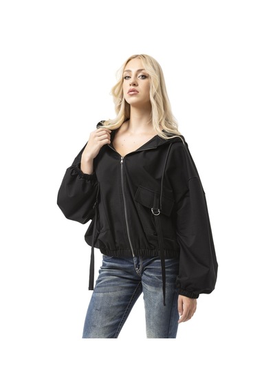 Cipo & Baxx Wl368 Hoodıe Sweatjacket Black