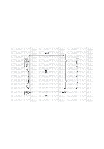 Klıma Radyatoru Mekanık Jeep Cherokee 01 12 Kraftvoll 08060217