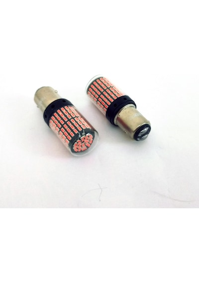 144 Led Kırmızı Fren Lambası Çift Duy 1157