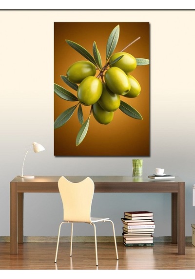 Kanvas Tablo Zeytin Dalı Doğallığı 100cmx140cm