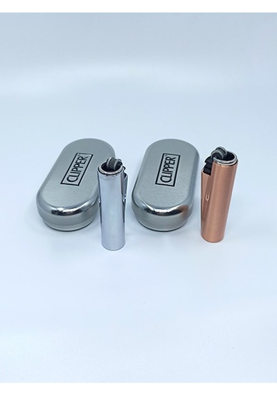 Clıpper Metal Kutulu Gazlı Metal Çakmak 2'li
