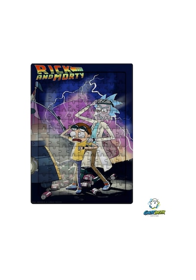 Ghostbastır Design Rick And Morty 99 Parça Ayaklı Puzzle Dekoratif Çocuk Yapbozu 0181