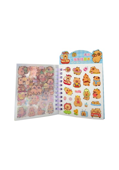 Capybara Kapibara Sticker Not Defteri 2'li Diğer