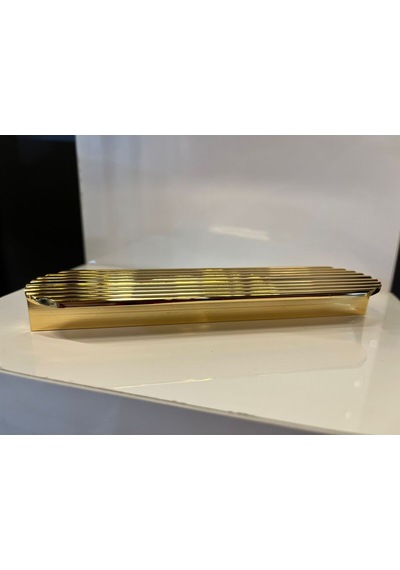 Varna Oval Metal Kulp 128mm Altın Dolap Kapak Modern Çekmece Mobilya Tv Ünite Komidin Vestiyer Gold Altın
