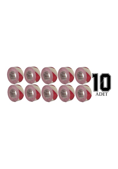 A.r.y. Emniyet Uyarı İkaz Şerit Bandı 6 Cm X 180 Metre 10 Adet