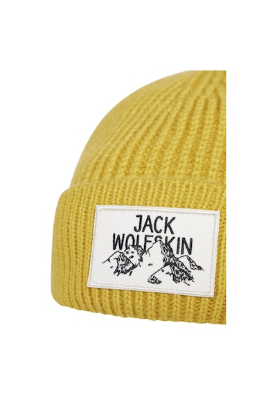 Jack Wolfskin Jack Wolfskın Jack Wolfskın Badge Beanıe Unısex Hardal Bere 69 Hardal