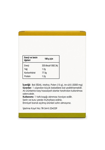 Arı Sütü Bal Polen 230 Gr
