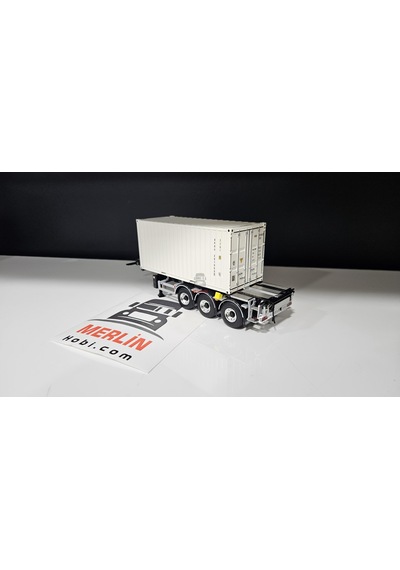 1/50 - 20 Ft Konteyner Ve Taşıma Dorsesi - 20ft Beyaz Renk