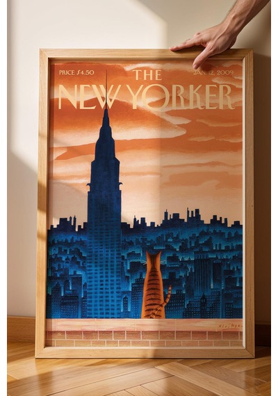 The New Yorker Çerçeveli Tablo January 12 2009