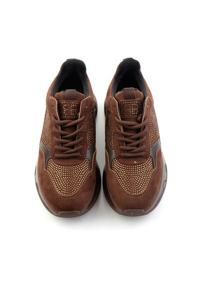 Bambi Kahve Kadın Sneaker K01228091572 Kahve
