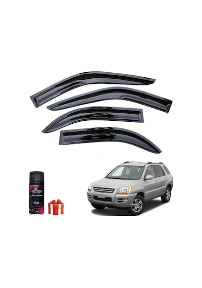 Kia Sportage Mügen Cam Rüzgarlığı 2005-2010 Arası 4 Lü Takım+koku
