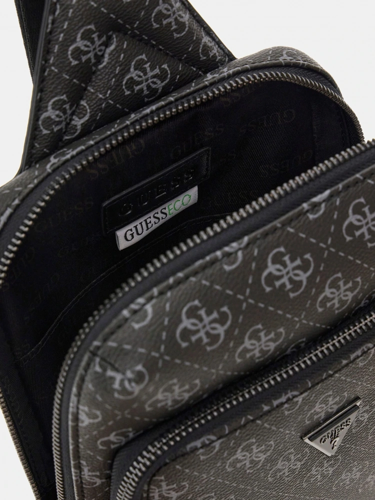 Guess Milano Erkek Siyah Çapraz Askılı Çanta Hmmılop5226-dab Siyah