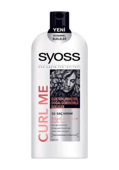 Syoss Curl Me Saç Bakım Kremi 550 ML