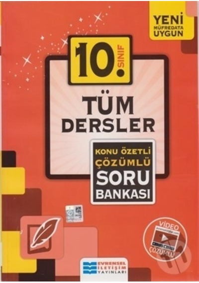 10.Sınıf Tüm Dersler Konu Özetli Çözümlü Soru Bankası -  Evrensel İletişim Yayınları