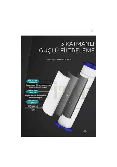 6 Adet Filtreli Duş Başlığı Uyumlu Başlık Yedek Filtresi Kireç Kir Pas Önleyici Çok renkli