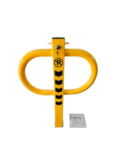 Kilitli Otopark Direği 86 Cm, Çıkan Tip Kızaklı Park Bariyeri-4011