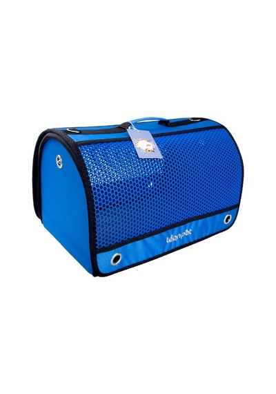 Leon Pet Air Box Kedi Ve Köpek Taşıma Çantası Mavi